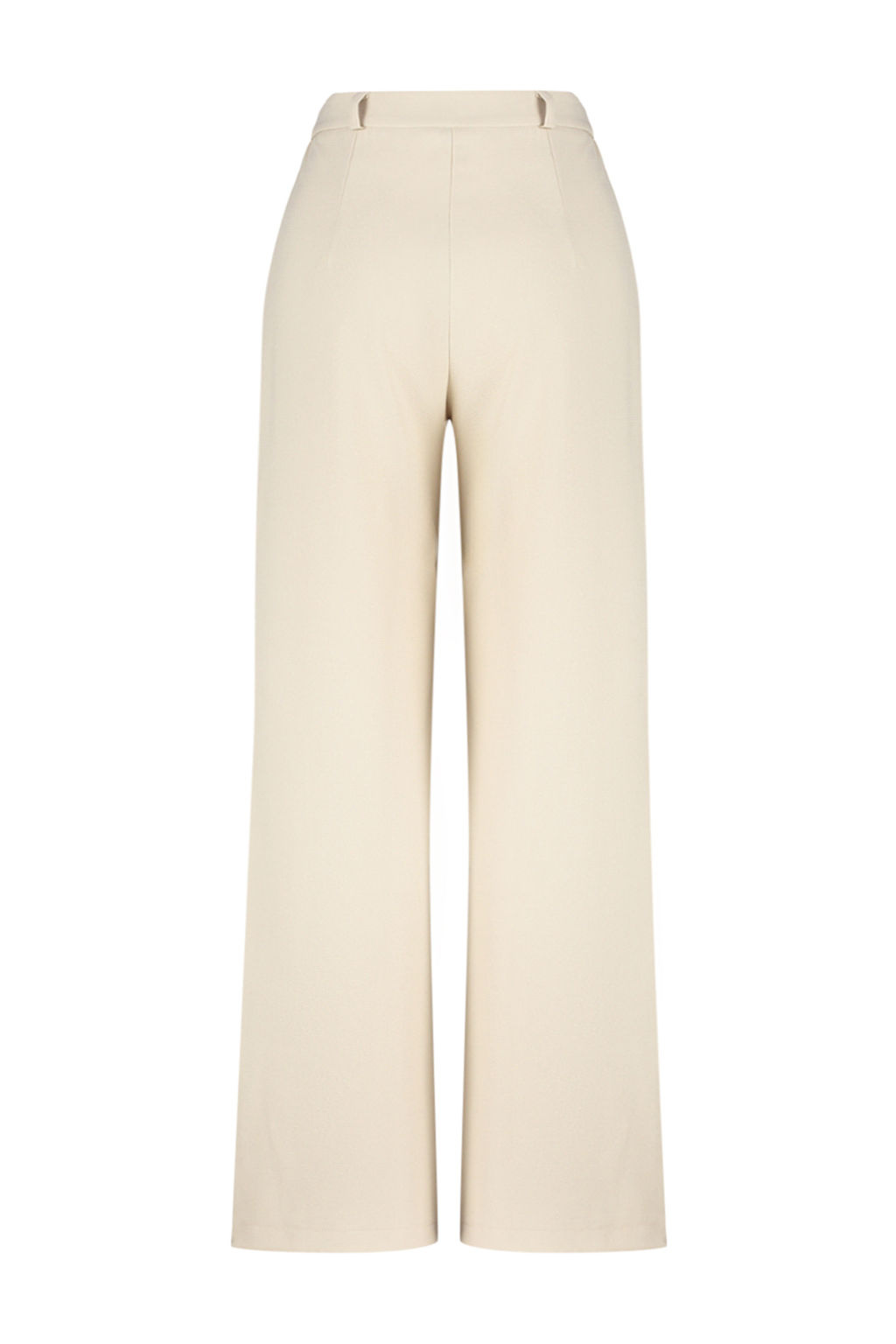 TRENDYOLMILLA Bej Wide Leg/Genis Paca Dokuma Pantolon TWOSS24PL00084 фото 8