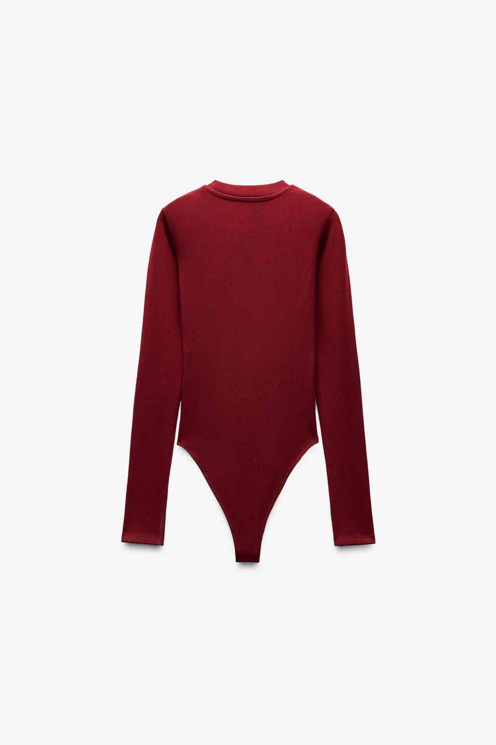 COTTON MODAL BODYSUIT - Zara фото 18