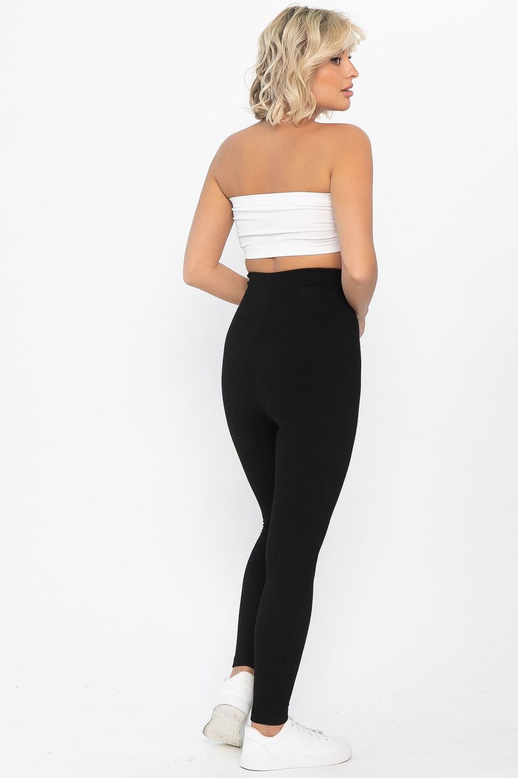 Лосины в рубчик утепленные - Lt collection фото 19