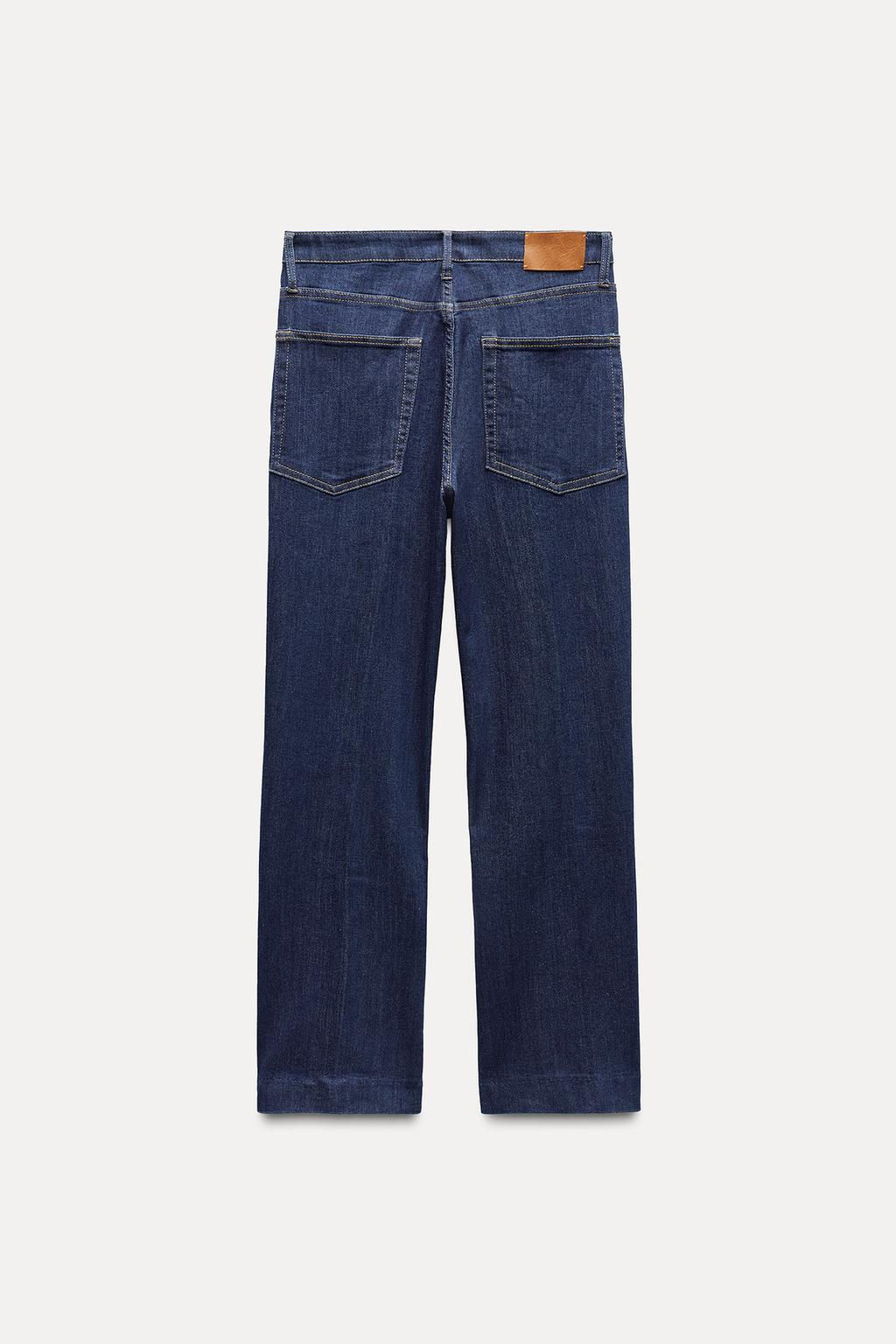 ZW COLLECTION BOOTCUT HIGH-WAIST CROPPED JEANS - Zara фото 20