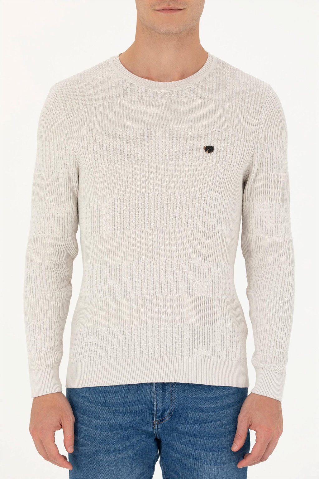 U. S. Polo Assn Мужской свитер с камнем - U.s. polo assn фото 6