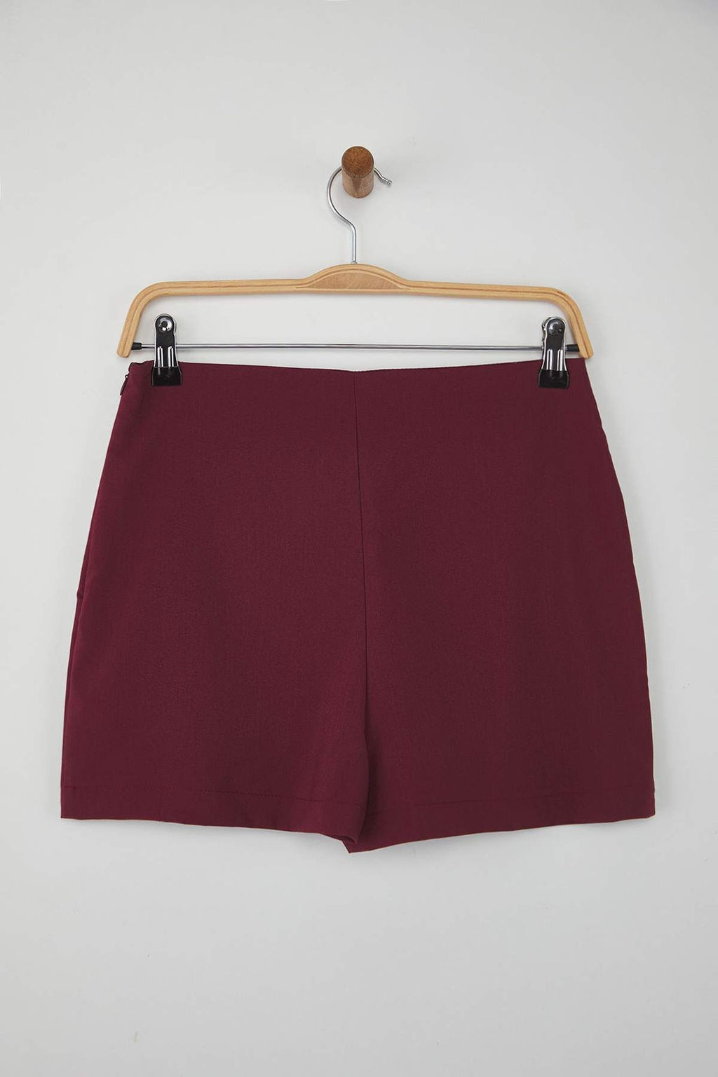 TRENDYOLMILLA Gri Fiyonk Detayl? Y?rtmacl? Mini Dokuma Sort Etek TWOAW25SR00021  фото 7