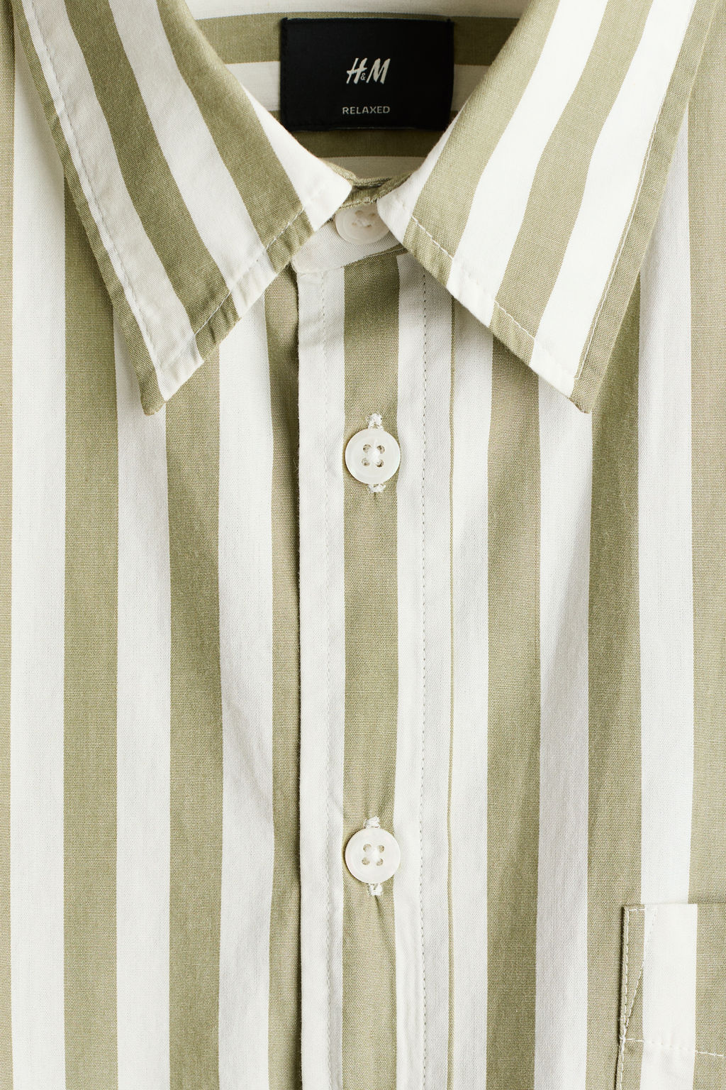 Camisa de popelina Relaxed Fit - H&m фото 8