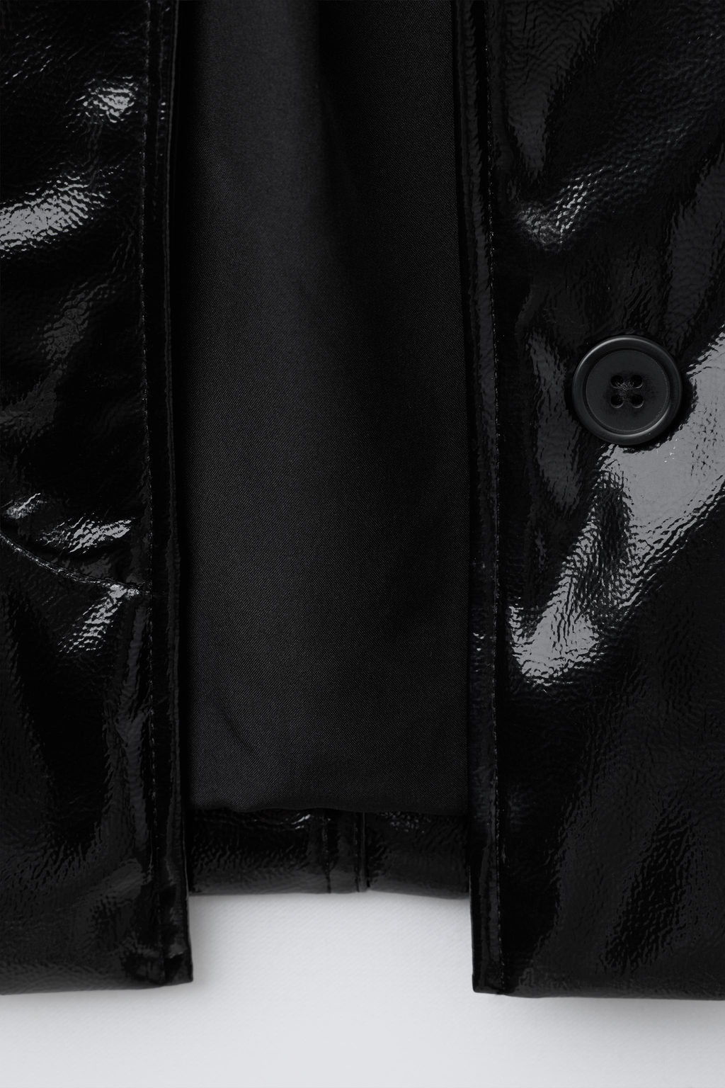 LEATHER EFFECT JACKET - Zara фото 8