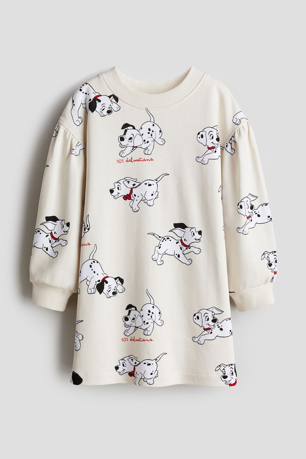 Vestido sudadera con estampado