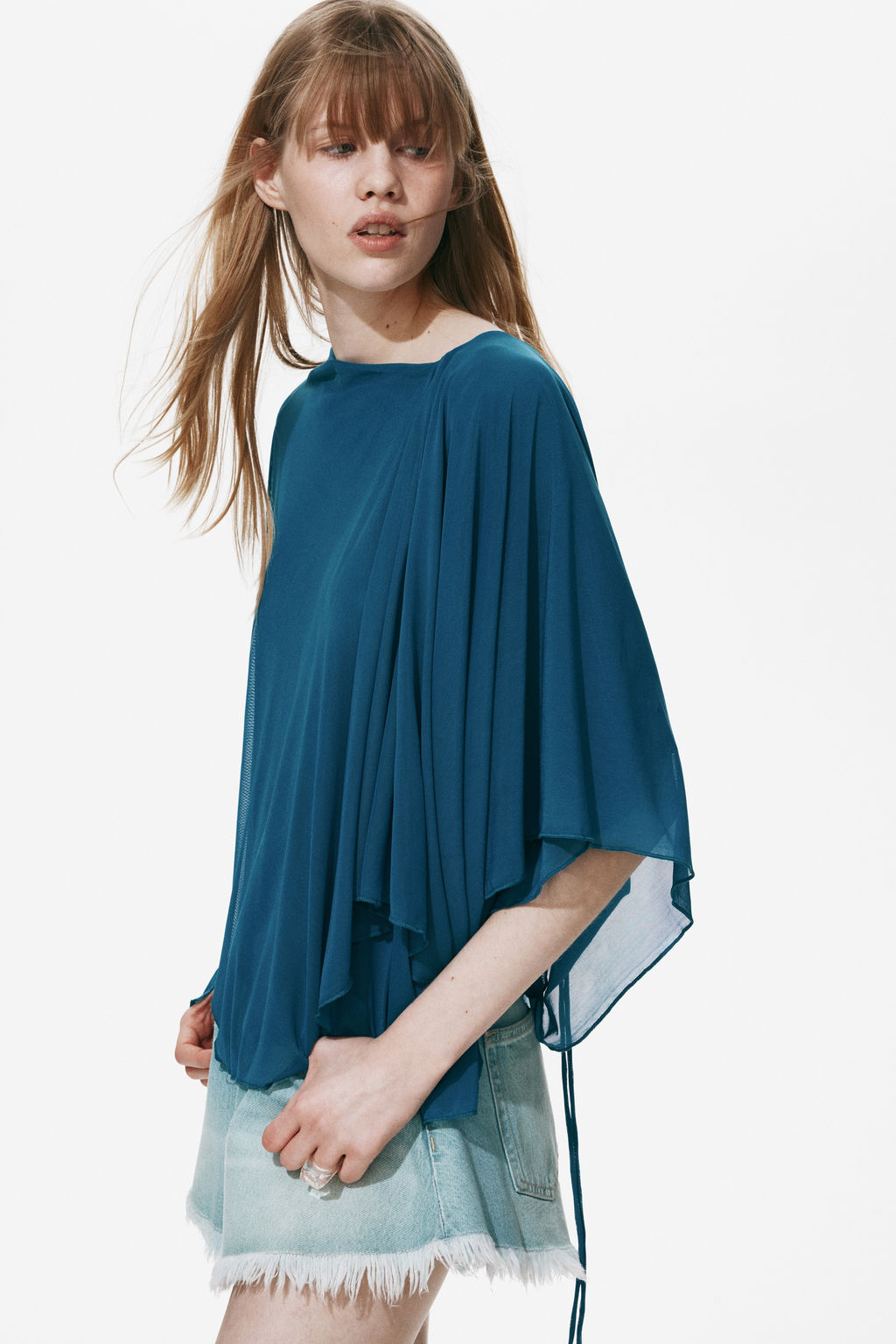 Top capa drapeado - H&m фото 2