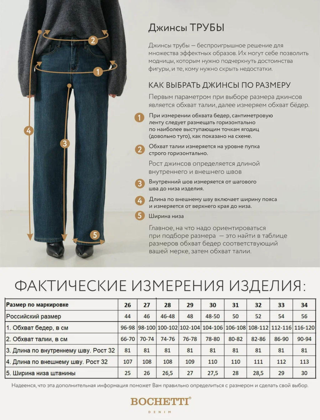 Джинсы женские утепленные темно-синие Bochetti