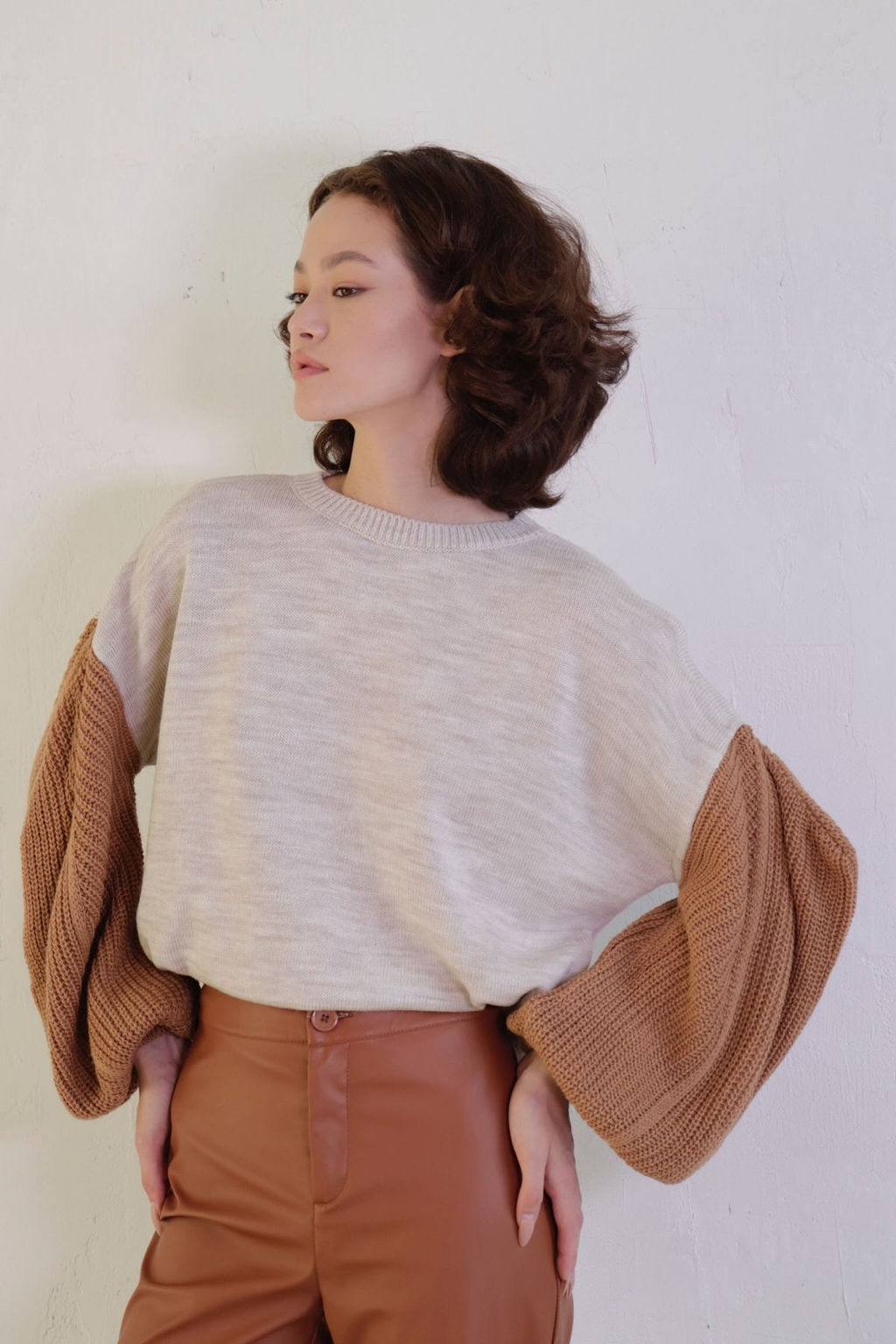 10494 Джемпер с объёмными рукавами - Martichelli фото 8