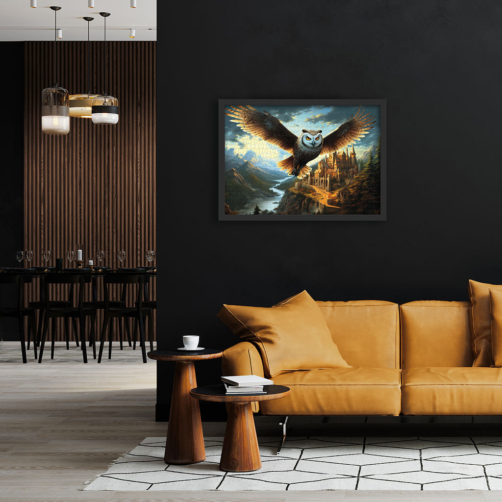 ФРЕЯ Пазл 1500 элемент. PZL-1500/31 Сова над зачарованным замком