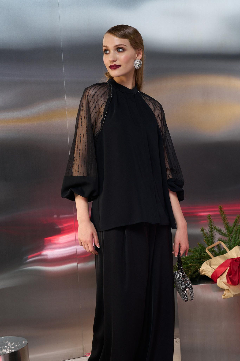 Комплект брючный (двойка) 1753 Новый год