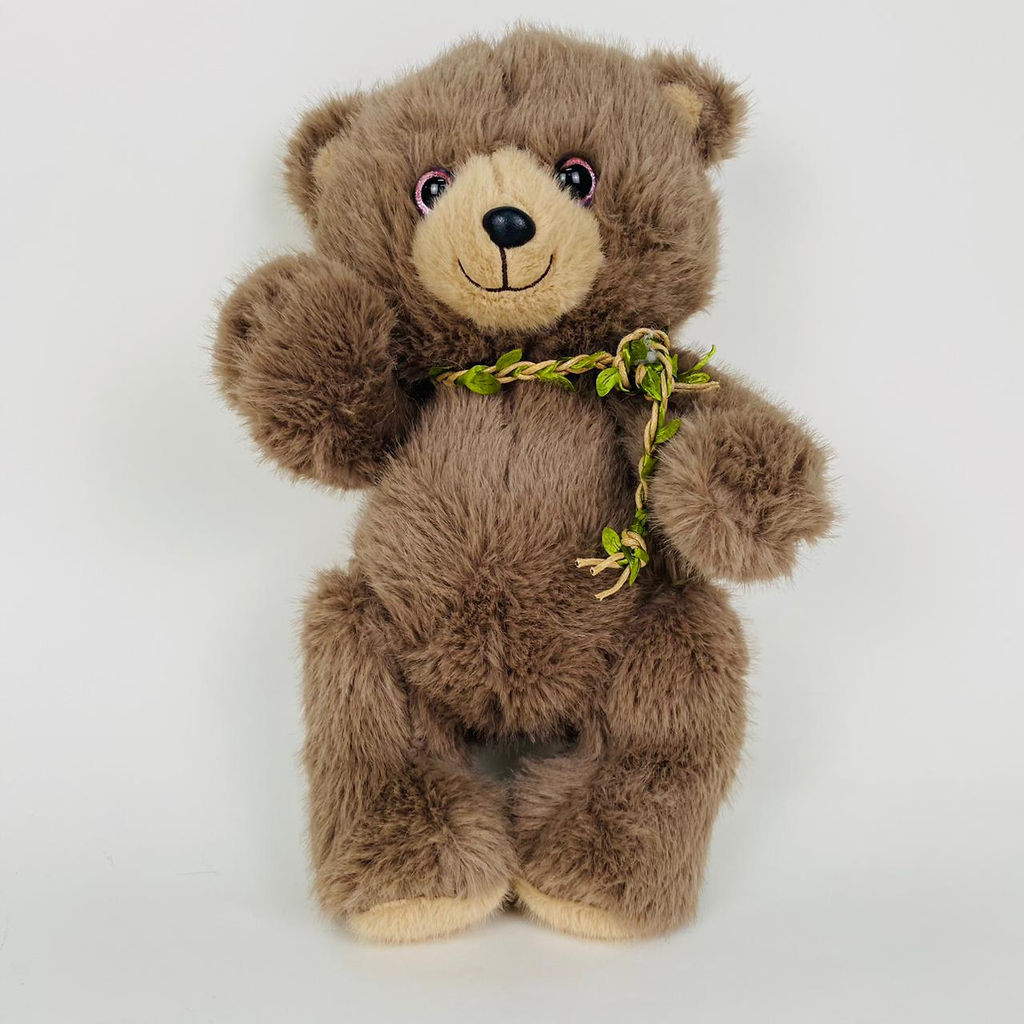 Мягкая игрушка Мишка с плетенным украшением на шее 35 см (арт. 9542/35) - Storyland фото 13