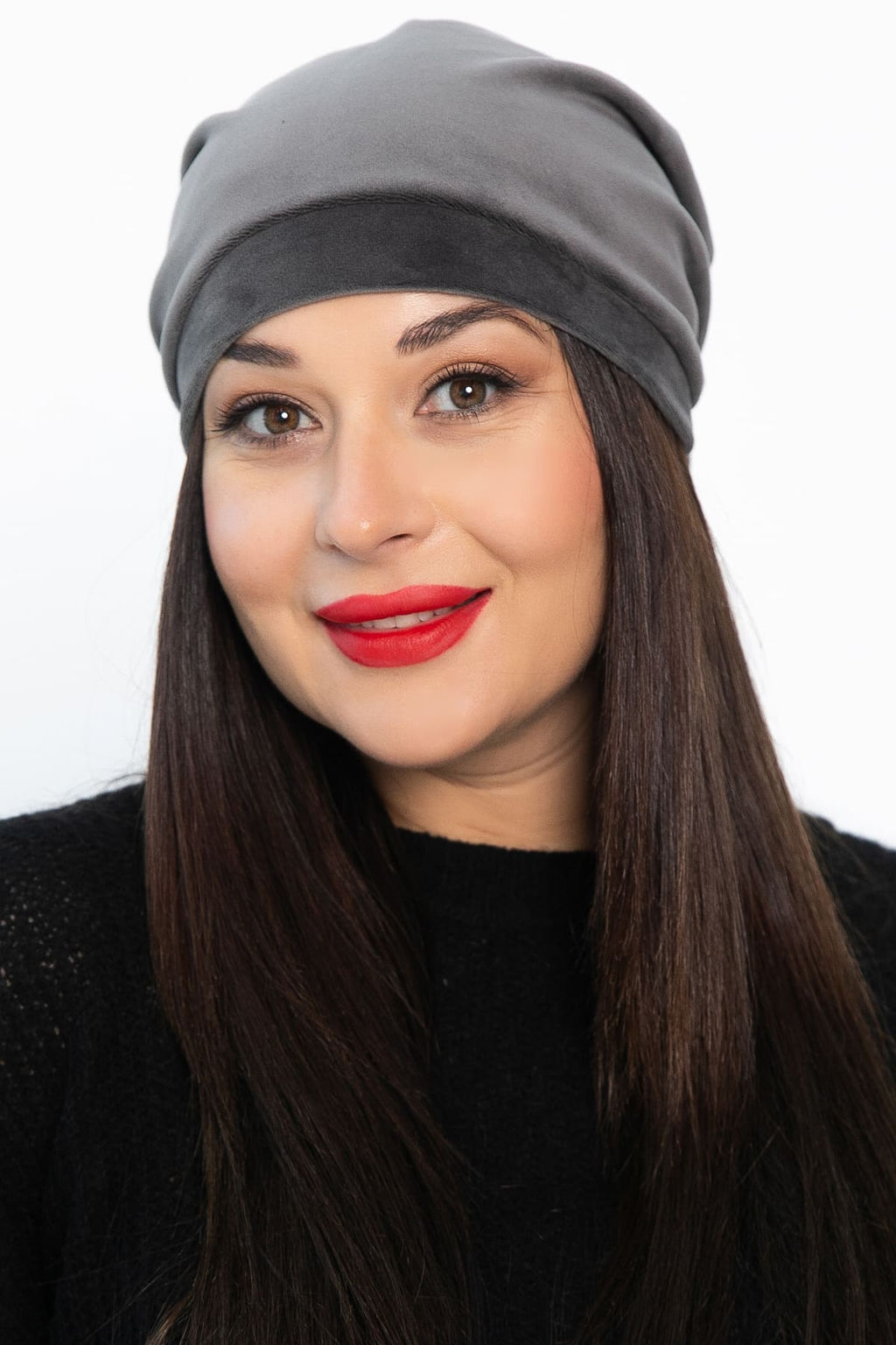 Чалма с бантом (серая) ЧБ8-23М