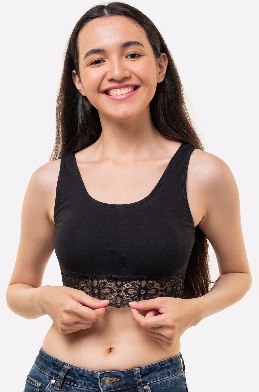 Майка-топ для девочки на поролоновом подкладе Donella  фото 2