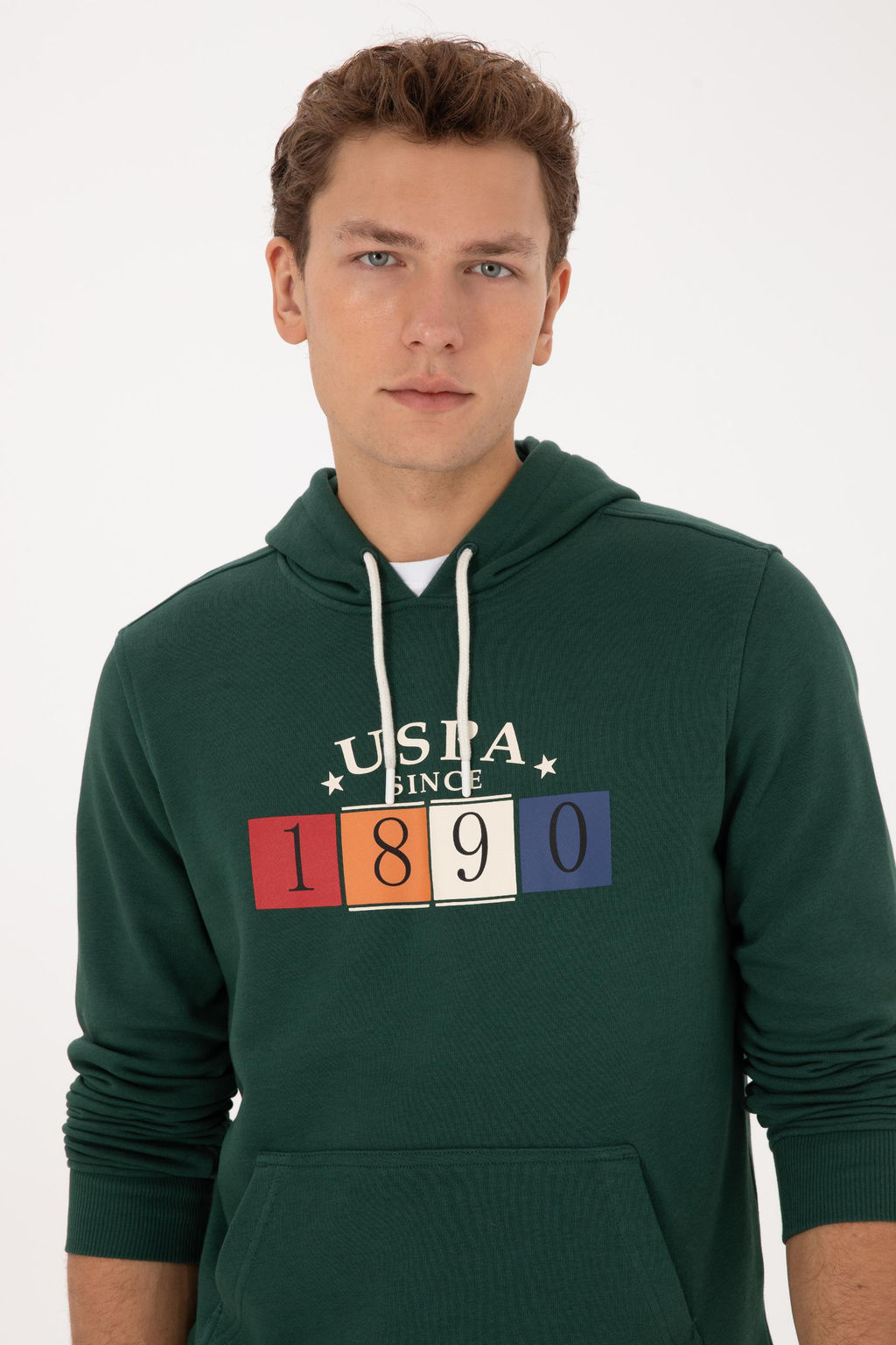 Erkek Koyu Ye_il Sweatshirt