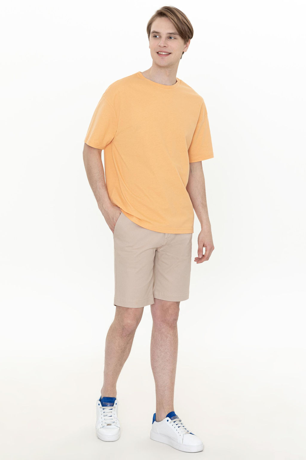 U. S. Polo Assn Мужские бежевые тканые шорты - U.s. polo assn фото 4