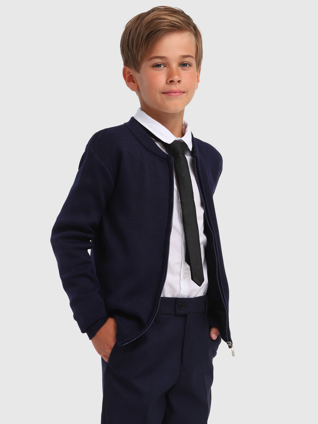 Кардиган для мальчиков - Синий мир фото 14