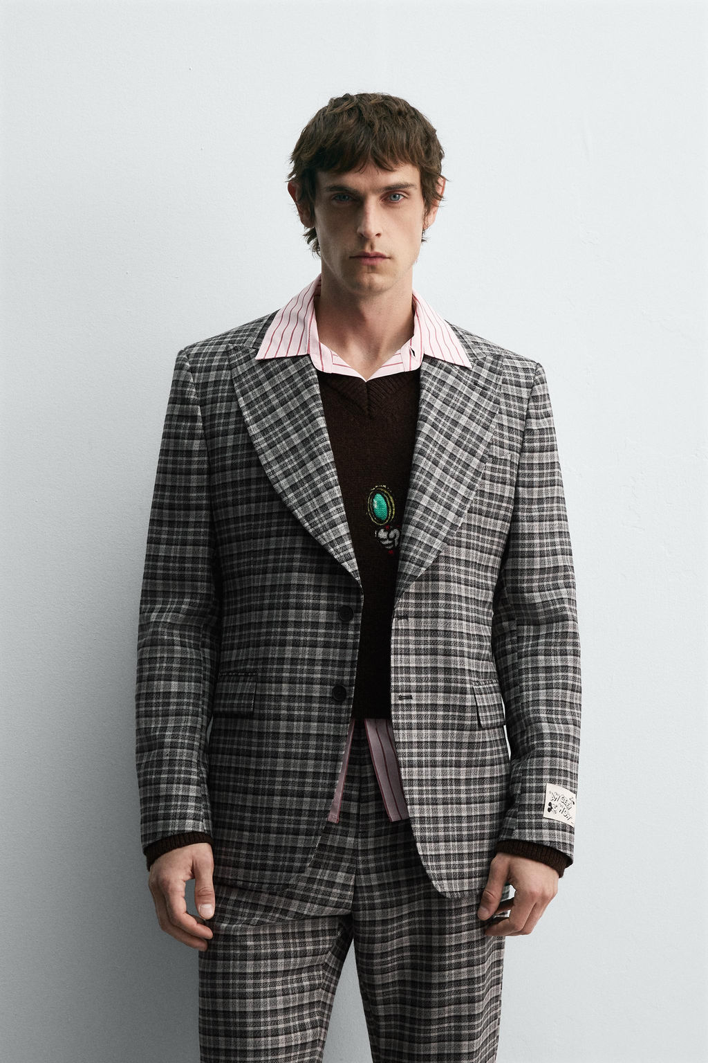 CHECK SUIT BLAZER HARRY LAMBERT FOR ZARA X DISNEY  фото 2