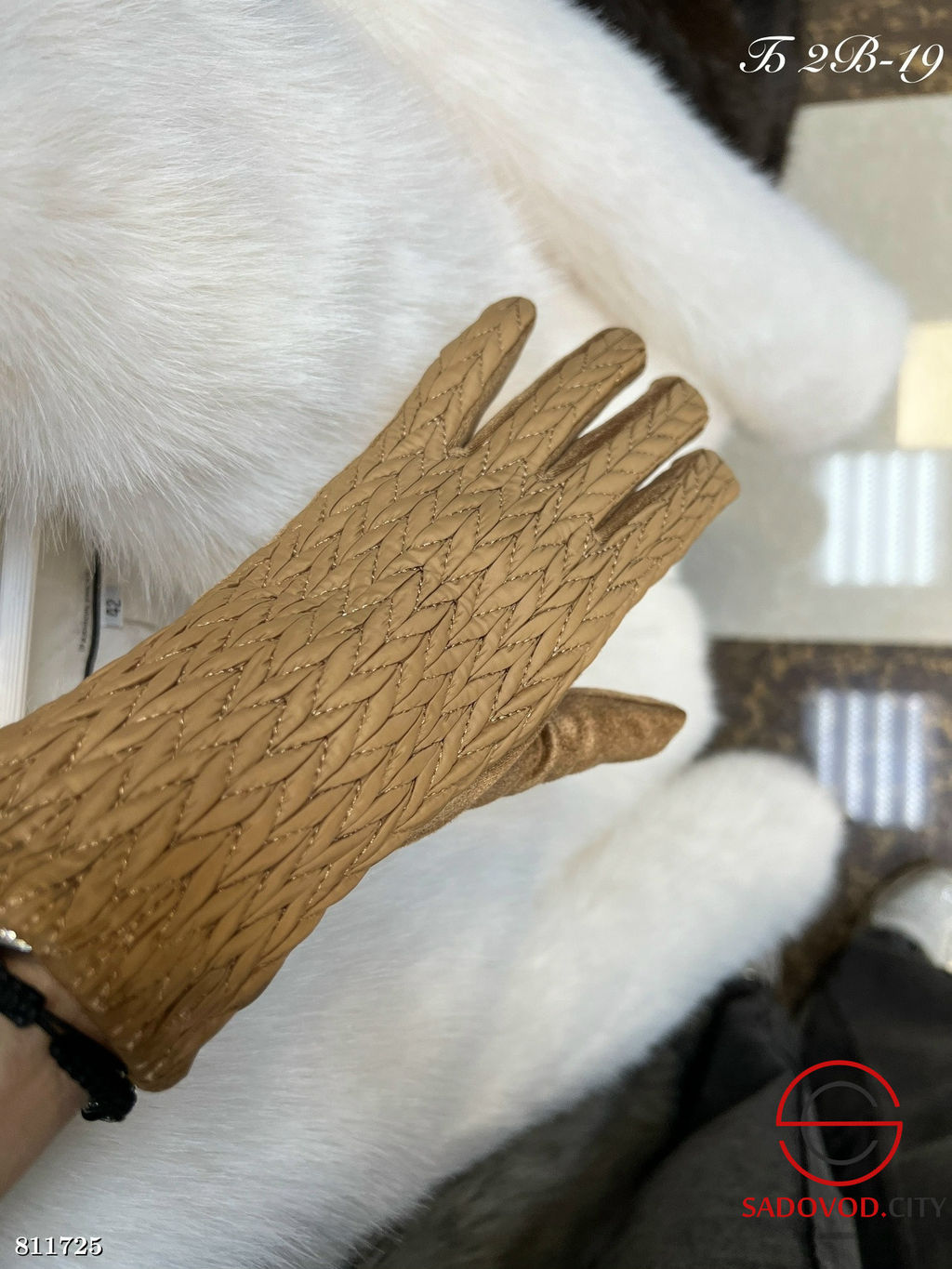Перчатки из эко.кожи женские - Bruno фото 2