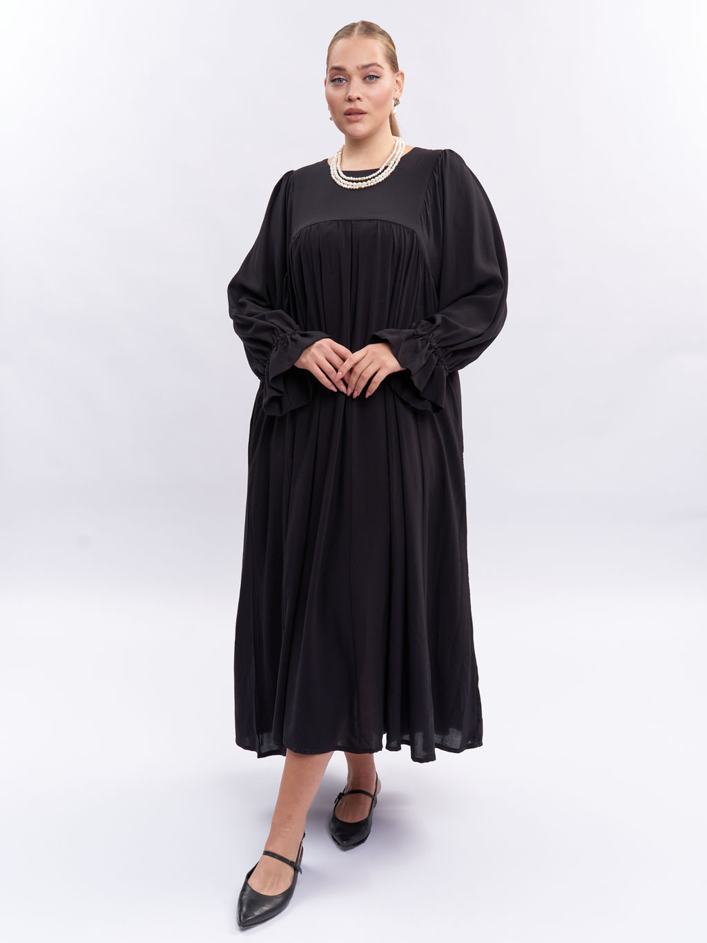Платье А-силуэта PP29804BLK01 - Артесса фото 11