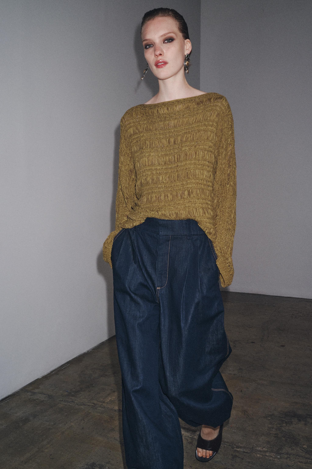 RIBBON KNIT SWEATER - Zara фото 5