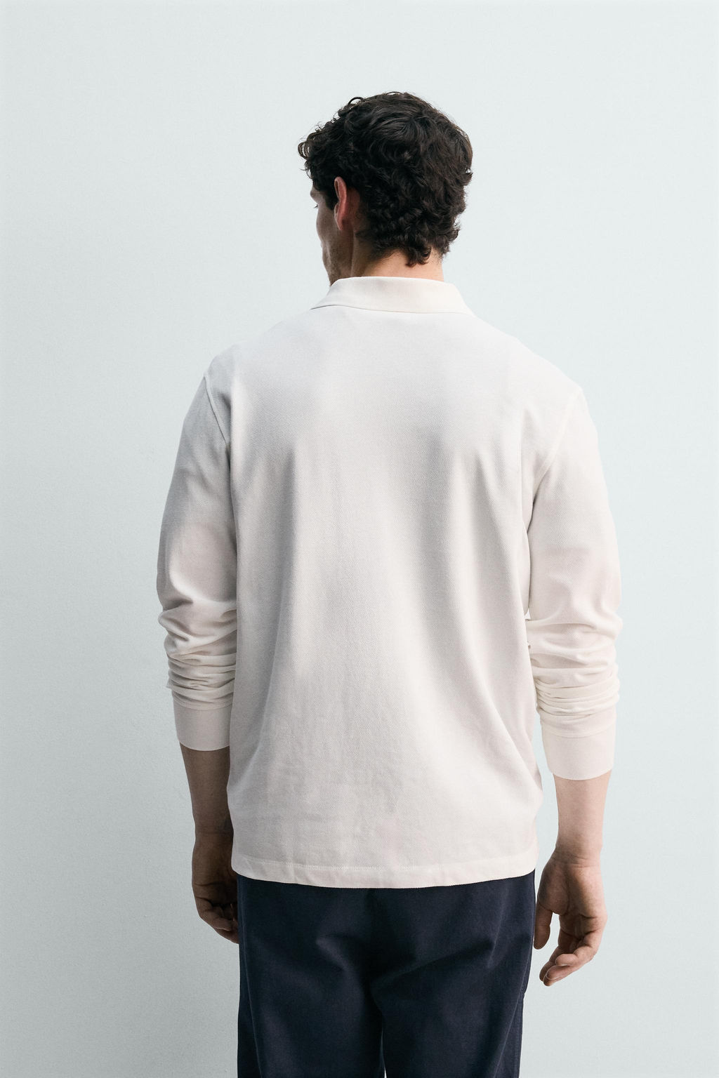 POLO PIQU? REGULAR FIT BOLSILLO / Blanco roto - Zara фото 3