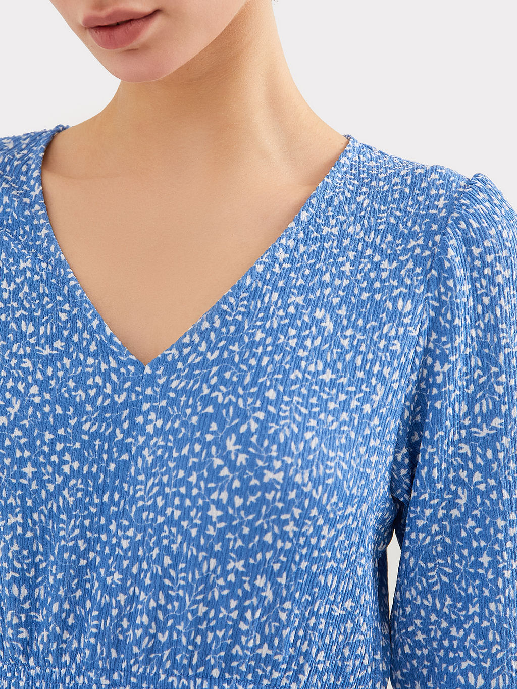 Платье женское синее со светлыми веточками св.веточки на синем 152560 - Mark formelle фото 4