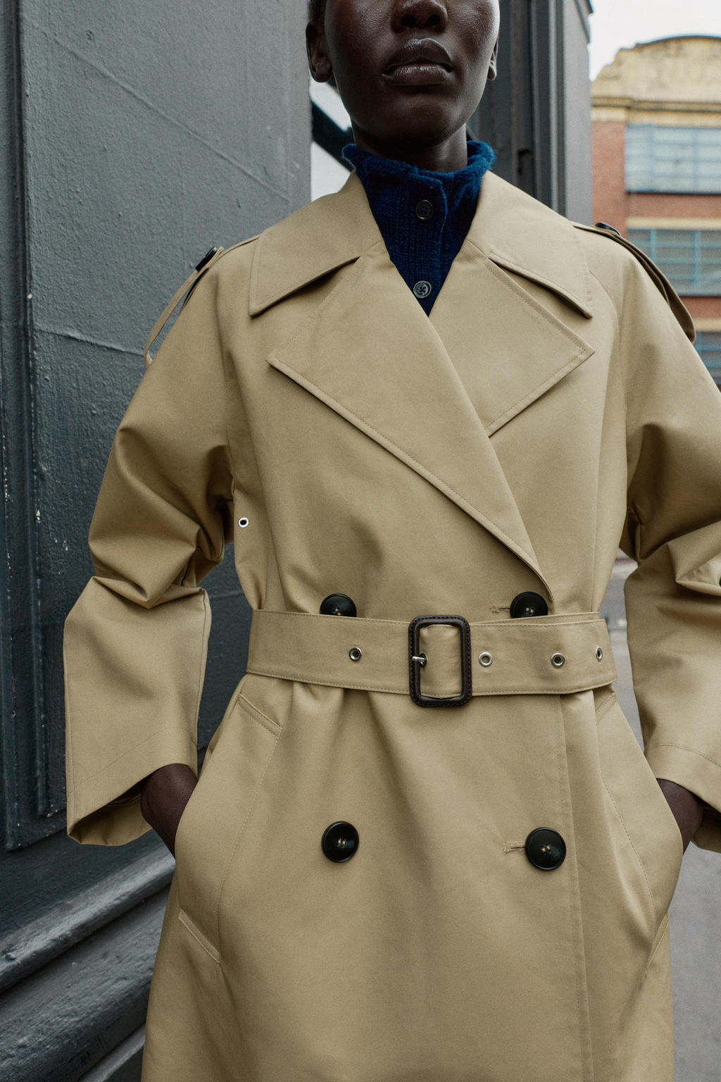 TRENCH COAT WITH BELT - Zara фото 4