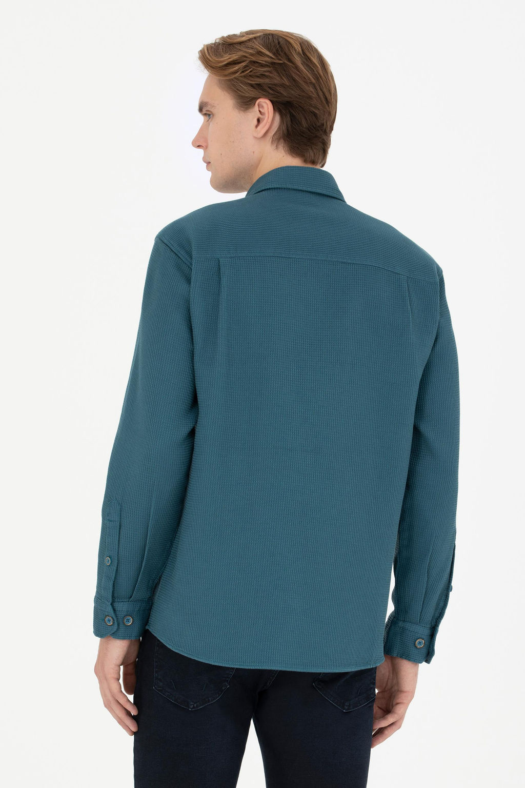 Мужская рубашка Petrol с длинным рукавом - U.s. polo assn фото 12