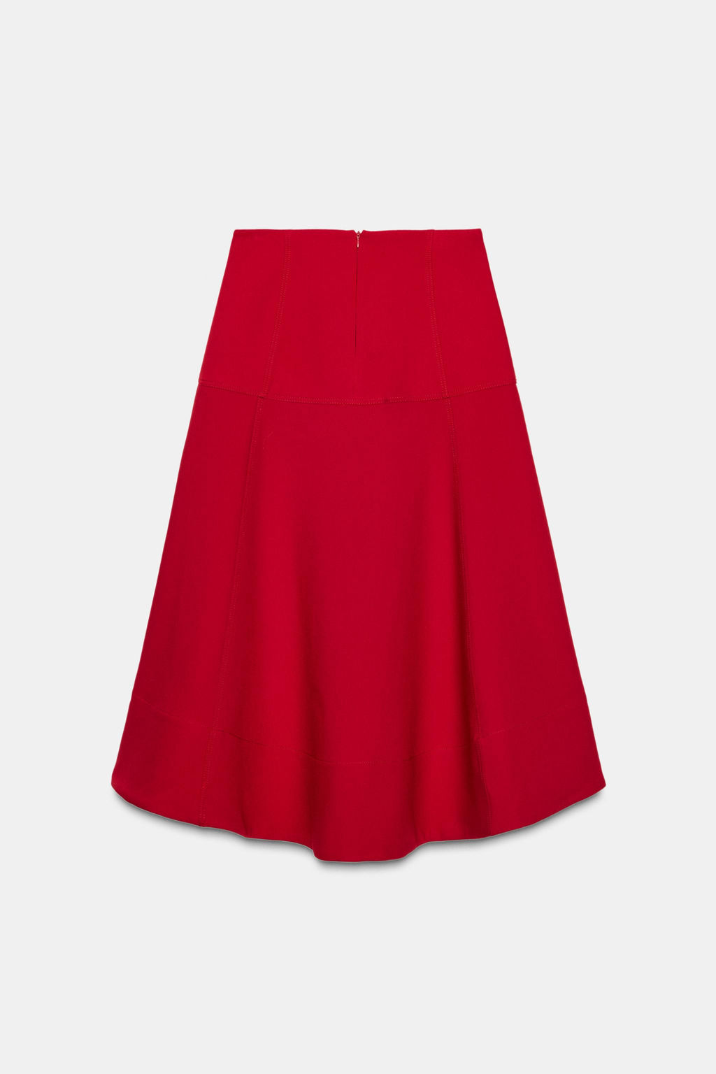 ZW COLLECTION CAPE MIDI SKIRT - Zara фото 9