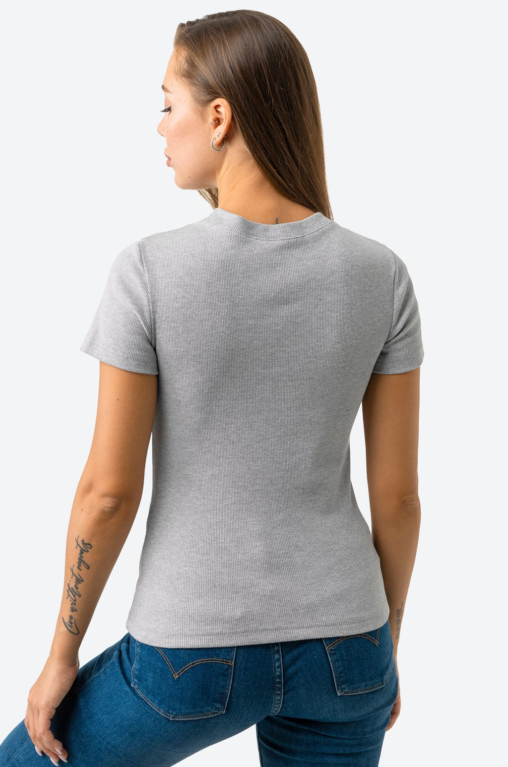 Женская футболка в рубчик Happyfox фото 25