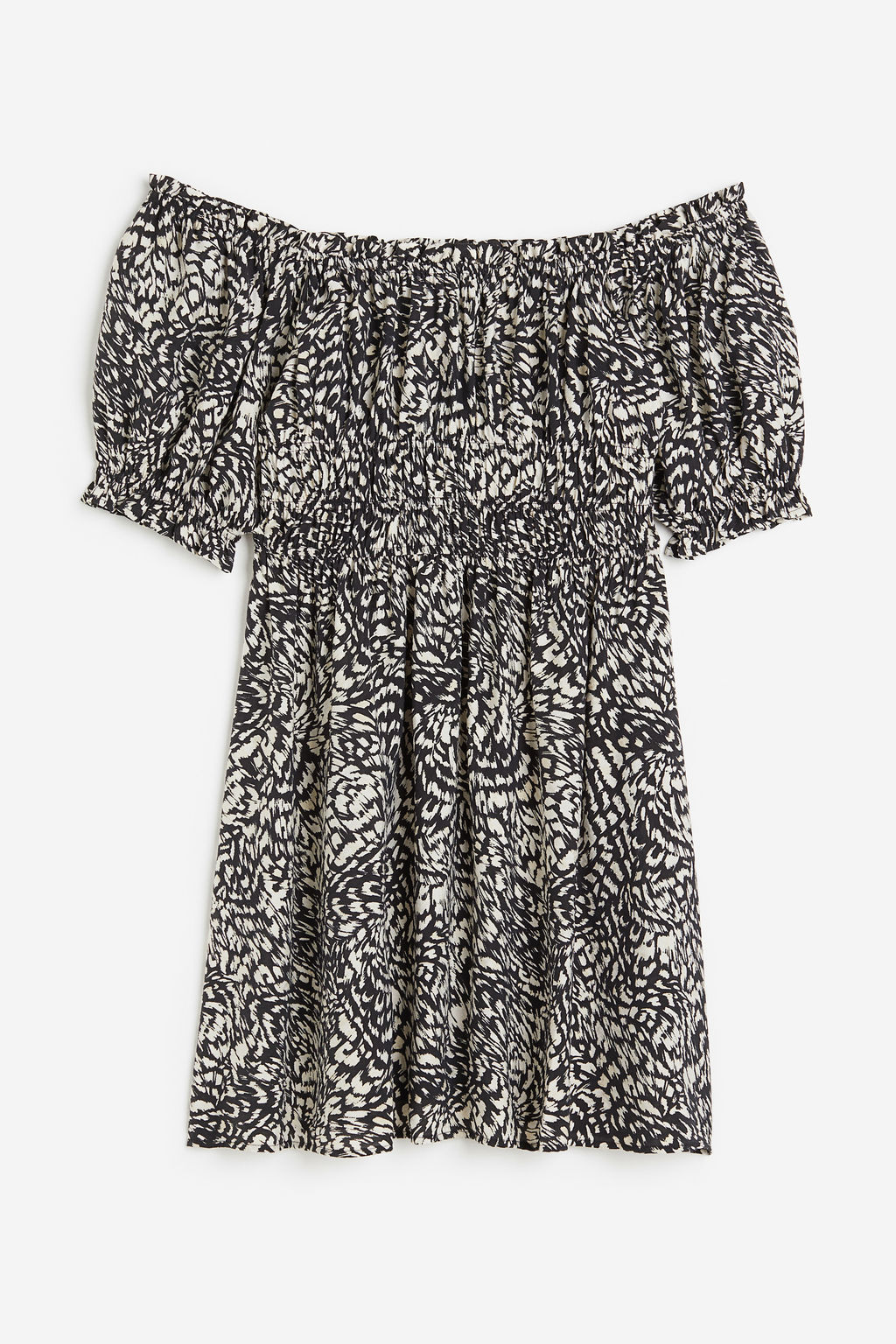 Vestido off-the-shoulder