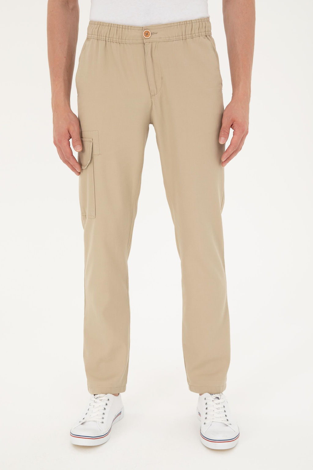 U. S. Polo Assn / Мужские брюки из плотной ткани светло-хаки - U.s. polo assn фото 8
