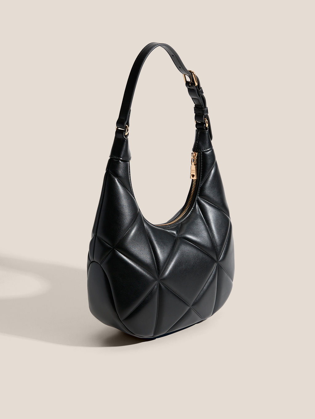 Женская сумка на плечо LOVE MOSCHINO EMBOSSED Q Артикул 4561029, черный  фото 3