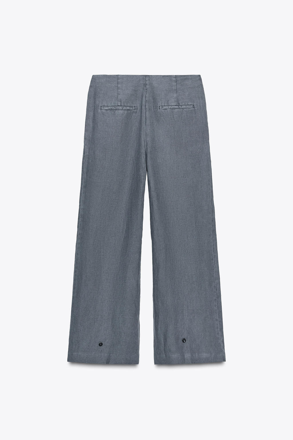 ZW COLLECTION LINEN PLEATED TROUSERS - Zara фото 8