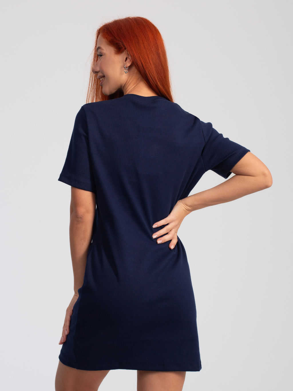 Платье женское кашкорсе "ДОРА2" ЧЕРНИЛО