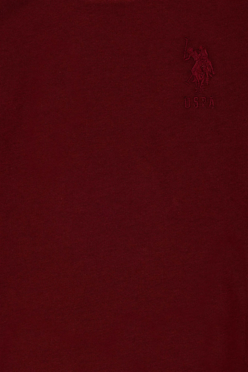 U. S. Polo Assn Детский бордово-красный базовый свитшот с круглым вырезом - U.s. polo assn фото 6