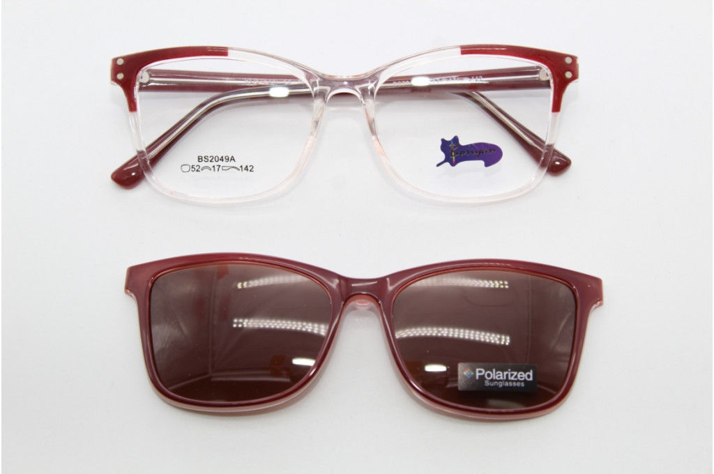 Оправа Bosiyan 2049 52-17-142 C4 с насадкой Polarized