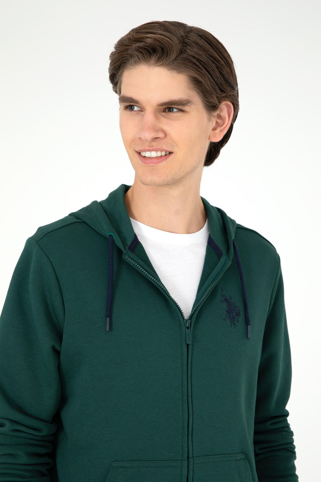 Мужской темно-зеленый свитшот - U.s. polo assn фото 2