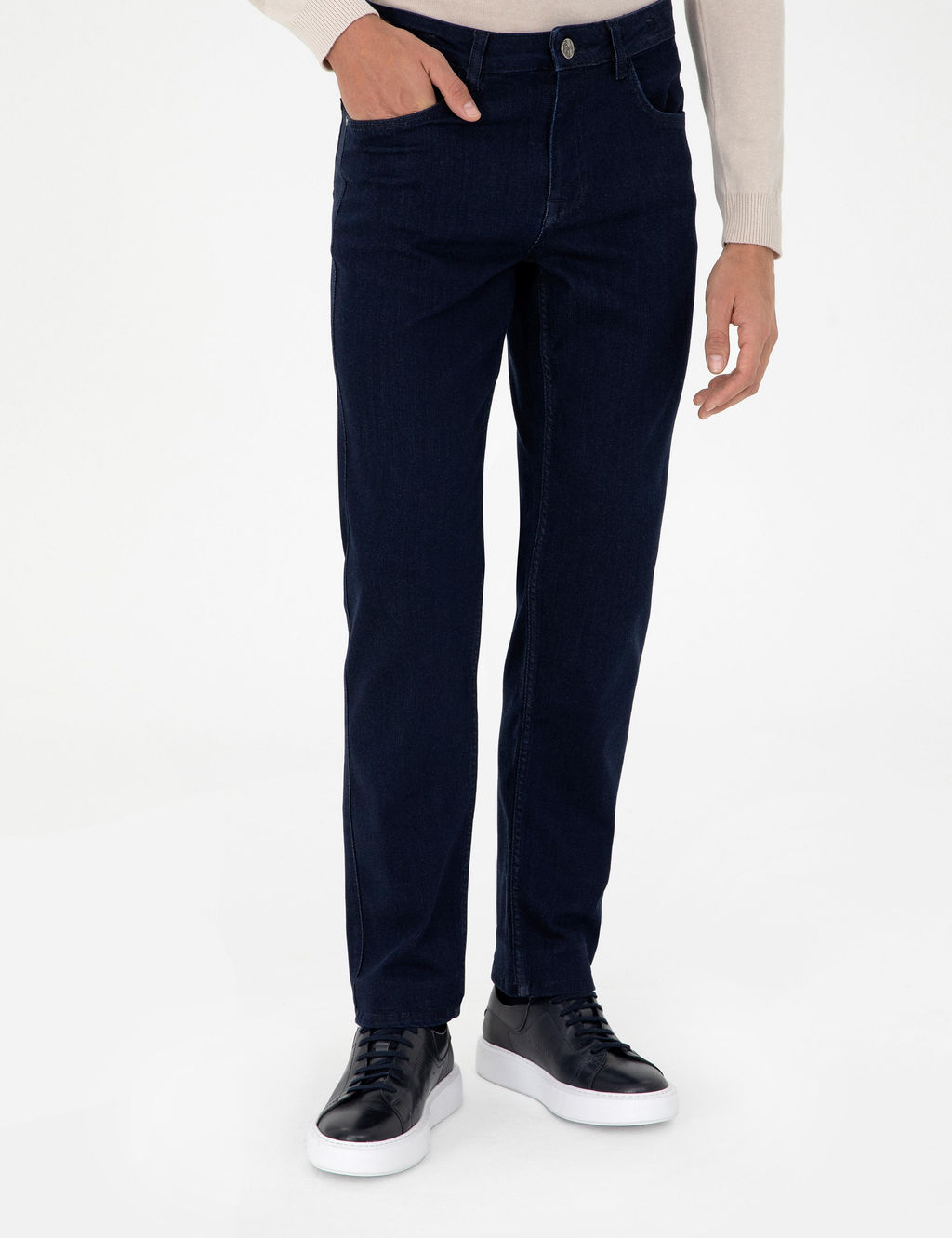 Lacivert Straight Fit Jean Pantolon - Pierre cardin фото 2