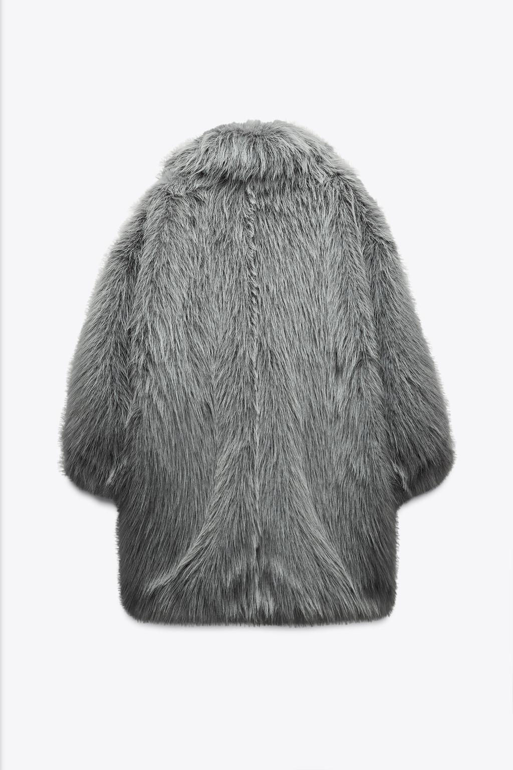 FAUX FUR COAT - LIMITED EDITION - Zara фото 5