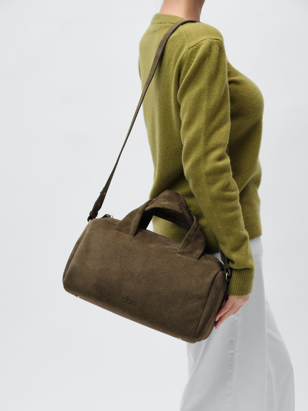 Замшевая сумка Bowling DBR 31378 тундра