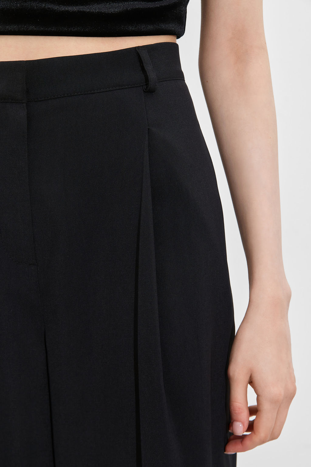 Брюки со складками и шлевками - Mollis фото 3