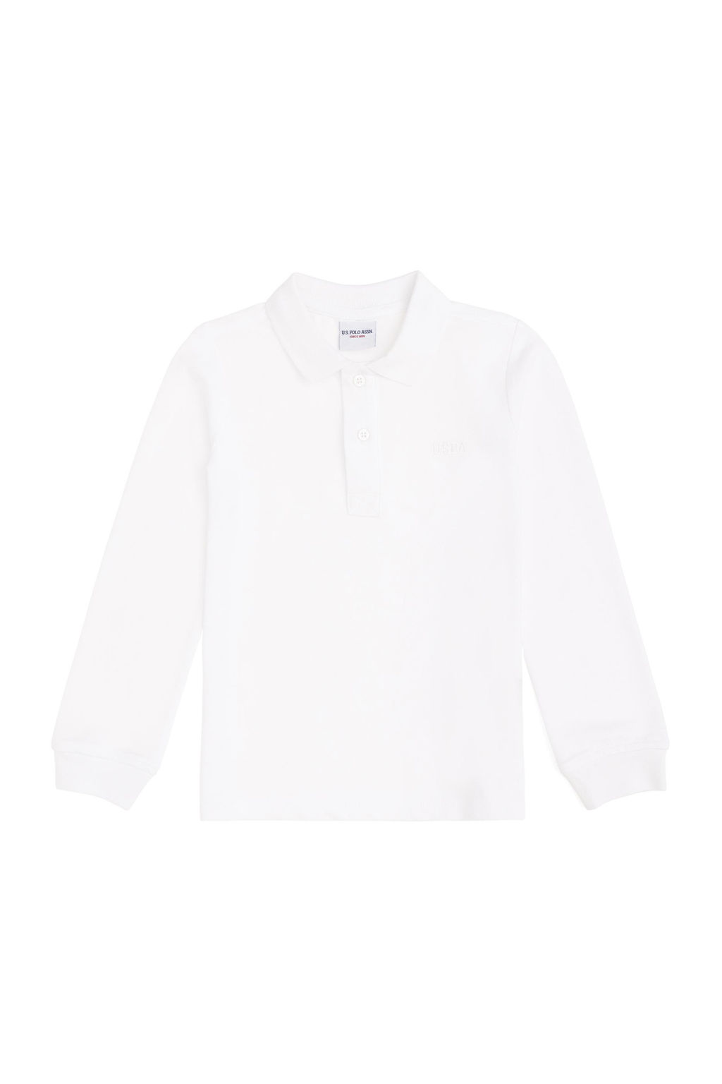 Белый базовый свитшот для мальчика - U.s. polo assn фото 2