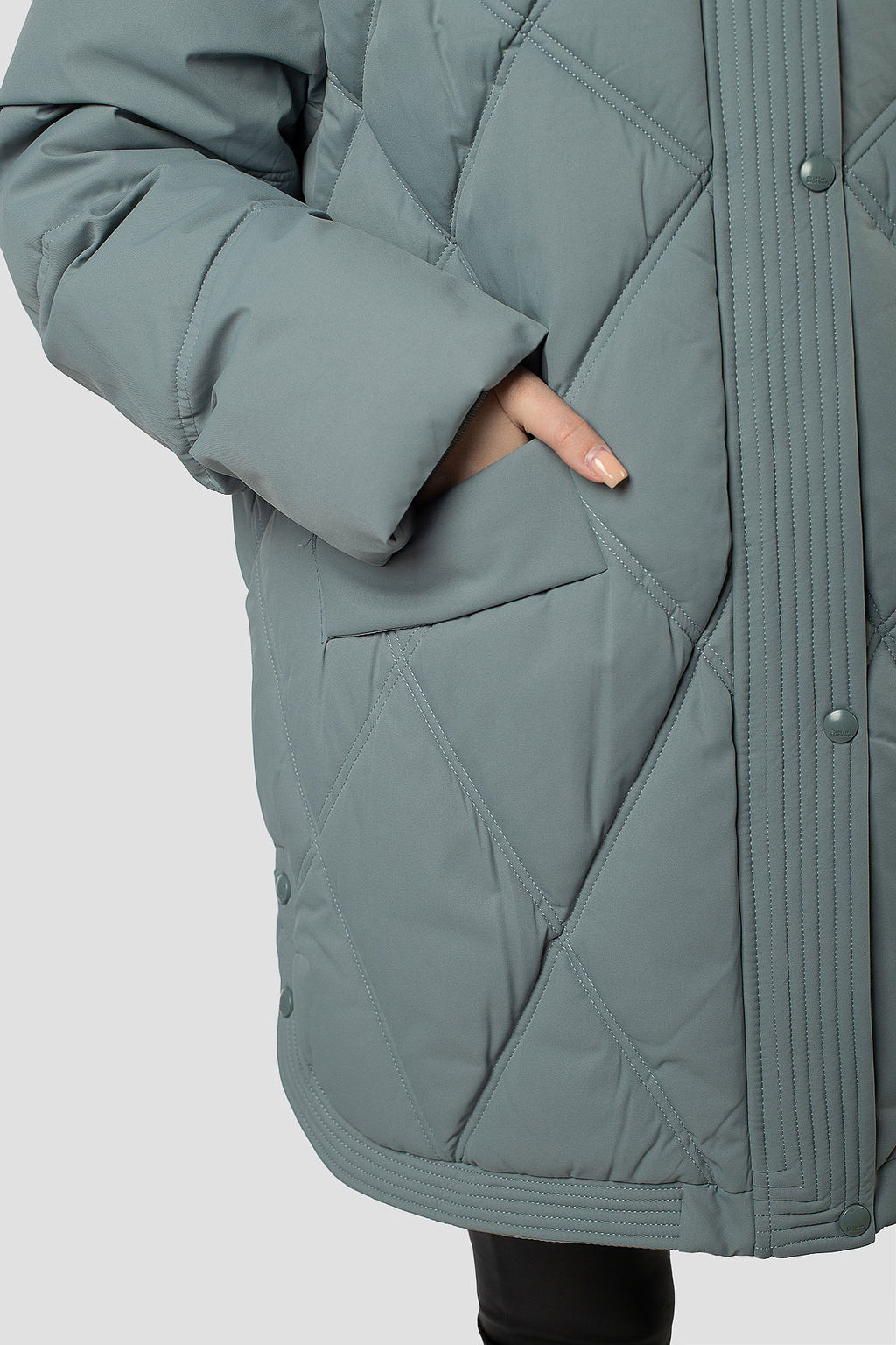 05-2257 Куртка женская зимняя (биопух 250) - El podio фото 6