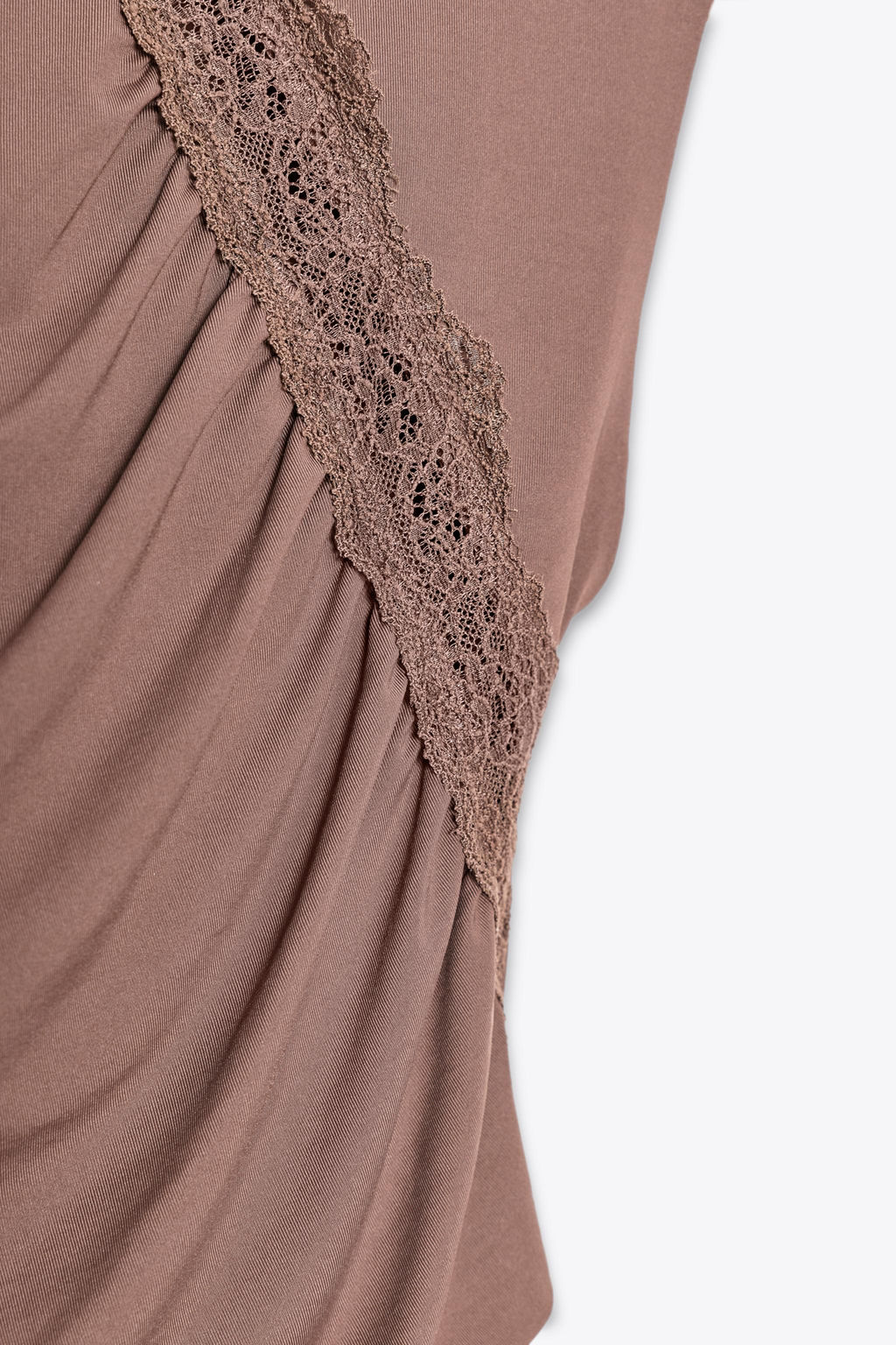 LACE POLYAMIDE TOP - Zara фото 6