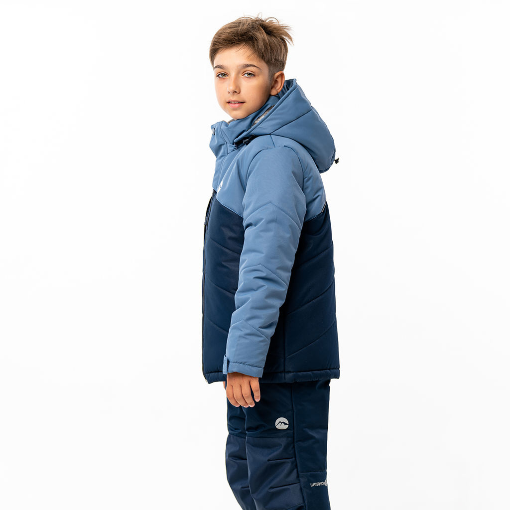 RODOS Утеплённый костюм для мальчика зима М-228д Синий/Васильковый  фото 93