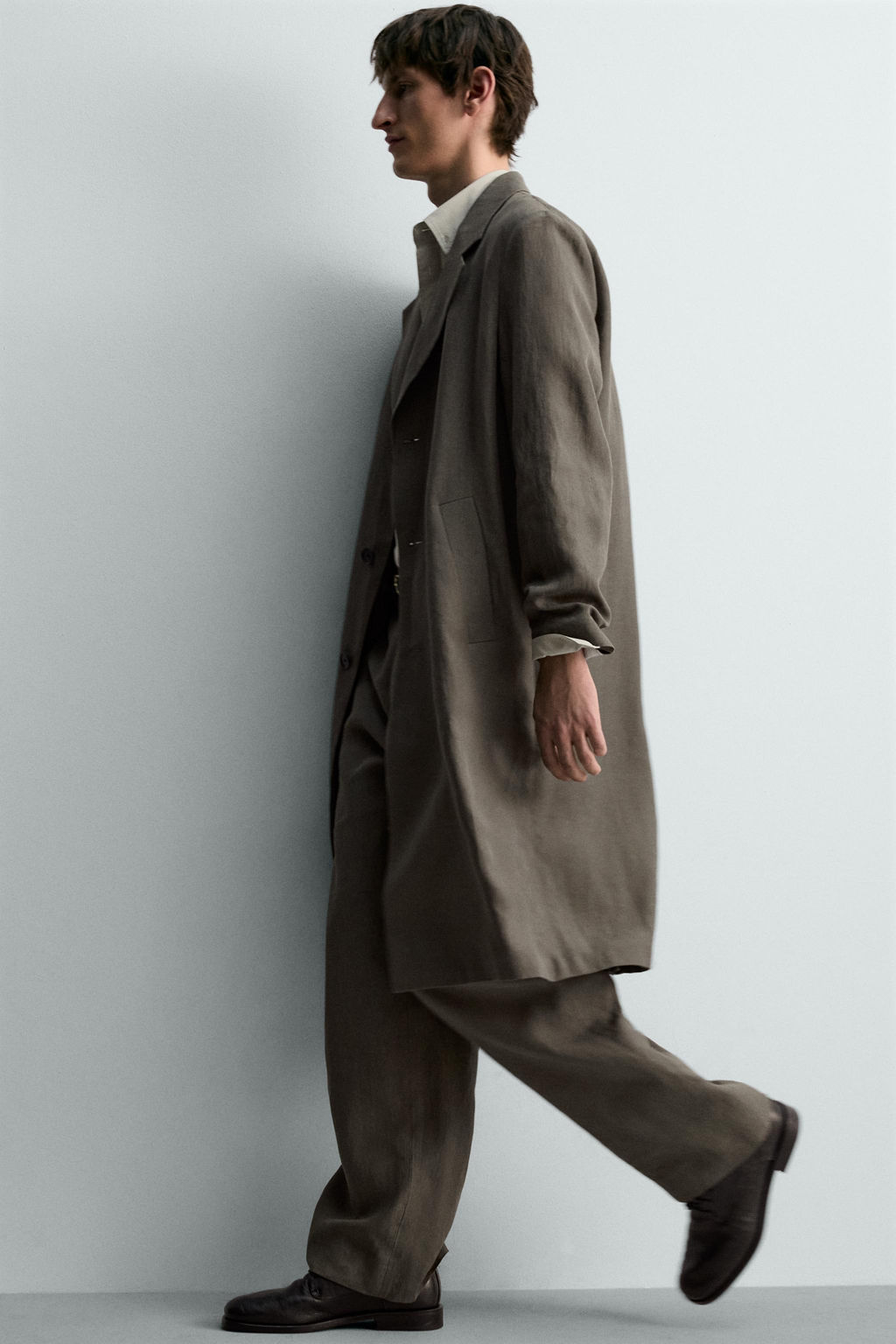 LEVITA 100% LINO LIMITED EDITION / Verde gris - Zara фото 6