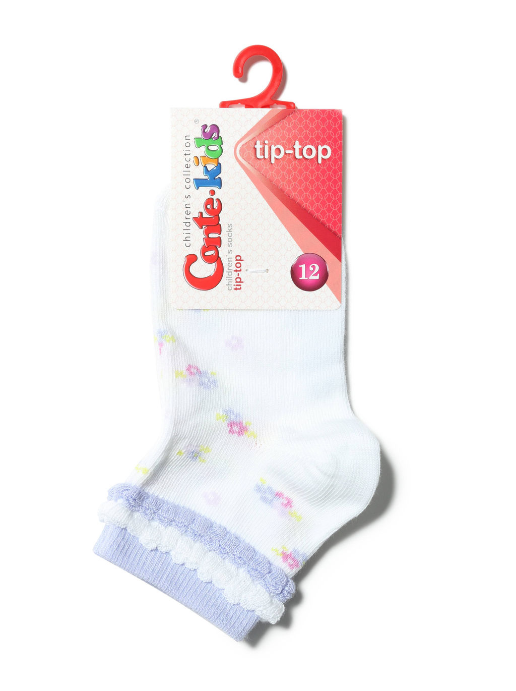 Цена за 2 пары Conte-kids TIP-TOP (с пикотом) белый