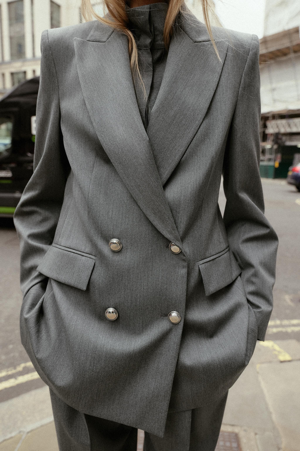 DOUBLE-BREASTED BLAZER - Zara фото 4