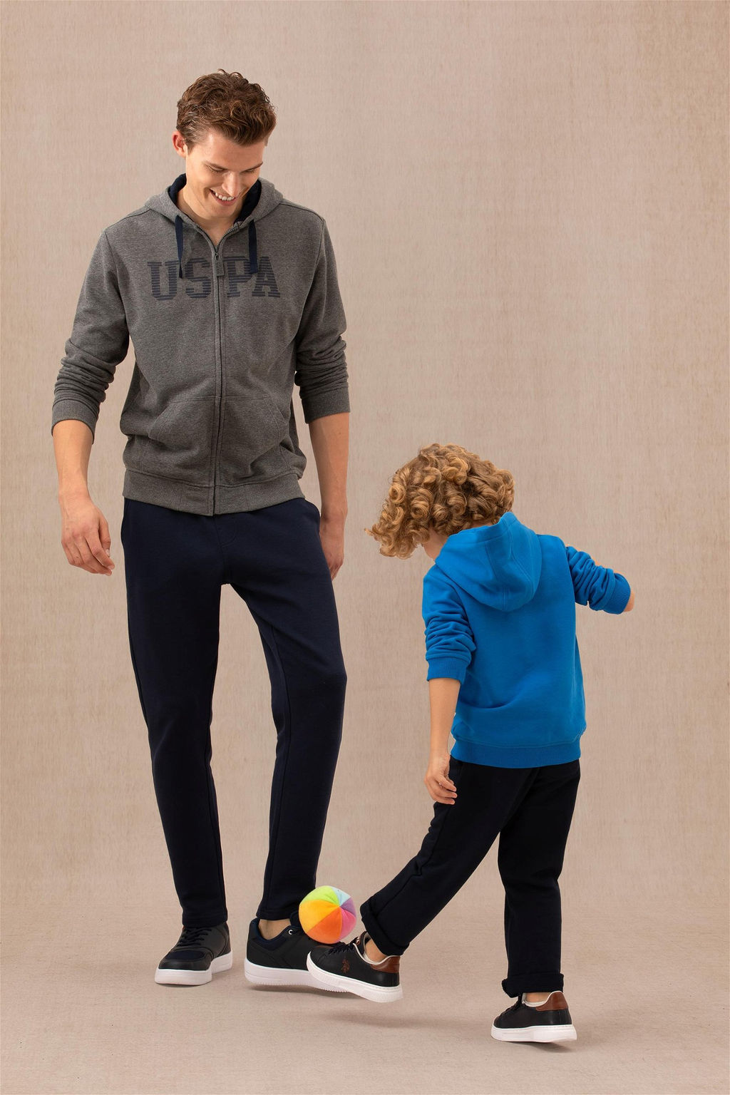 U. S. Polo Assn Детская кобальтово-синяя толстовка с капюшоном - U.s. polo assn фото 4